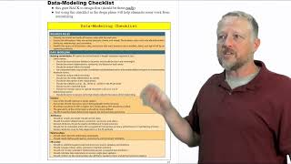 15  DataModeling Checklist [upl. by Yerhcaz]