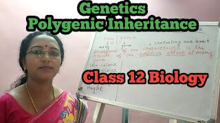 POLYGENIC INHERITANCE  PRINCIPLE OF INHERITANCE AND VARIATION  NEET [upl. by Brentt102]