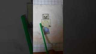 CREEPY CREEPER SKIN DRAWING  wellerman minecraft drawing [upl. by Liatris449]