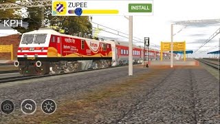 Indian Real Railway Satabdi Express Passanger WDG 5383 Train Simulator New Delhi Junction to Agra [upl. by Enyawd]