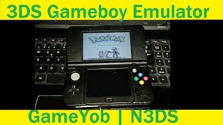 Nintendo 3DS  GameBoy Emulator Test  GameYob [upl. by Michel]