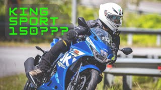 Suzuki GSXR150  First Ride Review [upl. by Notelrac]