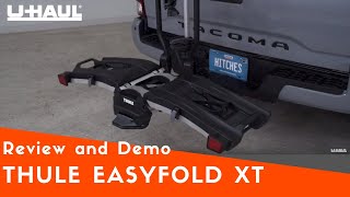 Thule Easyfold XT 2 Bike Rack Review and Demo [upl. by Yeltnerb480]