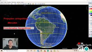 Projeções Cartográficas Paralelos e Meridianos  6º ano Capítulo 5 Cartografia  apostilas SAS [upl. by Hurst]