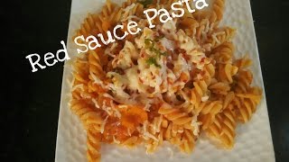 Red Sauce Pasta RecipeQuick RecipePasta With Simple Tomato Sauce Recipe by Somyaskitchen 259 [upl. by Shawn]