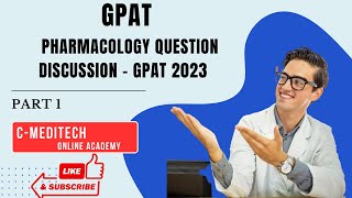 GPAT  PREVIOUS QUESTION DISCUSSIONS 2023 PHARMACOLOGY PART1 [upl. by Kirchner]