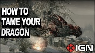 Skyrim Dragonborn DLC  How to Tame Your Dragon [upl. by Acker927]