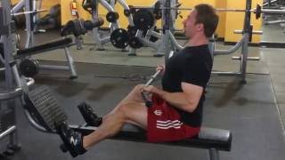 Seated Row Supramaximal Eccentric Isometric Modified Drop Set [upl. by Clarinda]