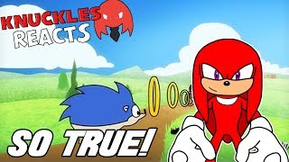 Knuckles Reacts To quotSCIENTIFICALLY ACCURATE ™ SONIC THE HEDGEHOGquot [upl. by Hnil935]