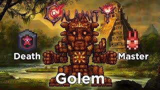 Golem  Melee DeathMaster mode  Terraria Calamity 20 [upl. by Goldia679]