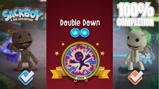 Sackboy Double Down  Twoplayer Gameplay  All Orbs Collected [upl. by Eentirb]