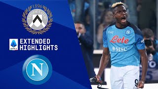 Udinese vs Napoli Extended Highlights  Serie A  CBS Sports Golazo [upl. by Florie62]