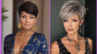 TOP 10 CORTES DE CABELO CURTO FEMININO 50 ANOS TENDÊNCIA 2024 [upl. by Rehsa492]