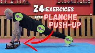 24 EXERCICES avec la planche à push up  Présentation  Test  Code Promo [upl. by Nappy]