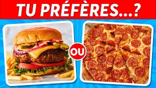 Tu préfères  50 DILEMMES de NOURRITURE 🍔🍕 [upl. by Joan]