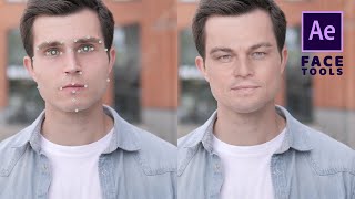 Face replacement in video using a still image and Face Tools  After Effects tutorial [upl. by Mastic52]