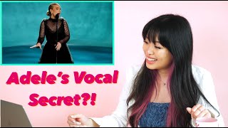 Vocal Coach Breaks Down Adeles Easy On Me Live Vocals [upl. by Adnarb910]