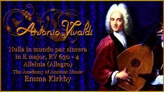 Vivaldi RV 630  4 Alleluia Emma Kirkby [upl. by Orsola489]