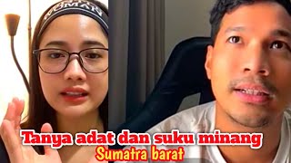 athaya tanya ke bang fauzan tentang adat dan suku minang sumatra barat [upl. by Arramas]