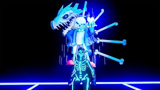 Fortnite X Undertale SANS BAD TIME VERSION 2 Boss Fight Completed PS5 Gameplay  Chapter 2 Creative [upl. by Alludba507]