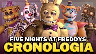 CRONOLOGIA DE FIVE NIGHTS AT FREDDYS  FNaF Historia Completa 2023 [upl. by Nyleahcim]