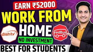 Earn Rs 52000🔥🔥Work from Home Jobs No Experience 2024 Online Jobs at Home Part Time Jobs Students [upl. by Lukasz]