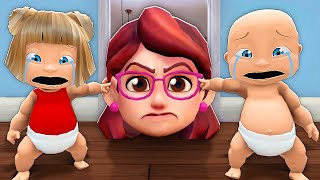 Baby amp Girlfriend Escape Angry Mommy Head [upl. by Dimo]