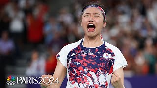 South Korea SMASHES its way to Olympic gold in womens badminton  Paris Olympics  NBC Sports [upl. by Sevein]