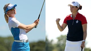 Match 18 Highlights  Sagstrom vs Ewing  2021 Solheim Cup [upl. by Ertha]