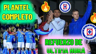 ✅🚨¡PLANTEL COMPLETO Cruz Azul Con EQUIPAZO DE MIEDO Suma REFUERZO Cruz Azul vs AMERICA [upl. by Aiekan]