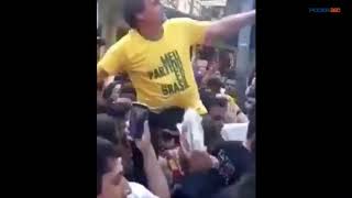 Assista ao momento do esfaqueamento de Bolsonaro em 6 de setembro de 2018  3 [upl. by Karon]