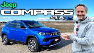 Jeep Compass Limited 4Xe 190 CV 2023 un SUV híbrido enchufable 4x4 con etiqueta cero [upl. by Ines272]