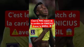 C’était un CAUCHEMAR 😱 football bresil vinicius realmadrid cartonrouge copaamerica penalty [upl. by Ennyletak168]