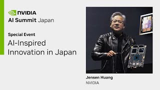 Jensen Huang Special Address from NVIDIA AI Summit Japan [upl. by Esinehc148]