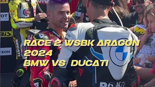 race 2 wsbk Aragon 2024 Bautista again led Toprak and Bulega [upl. by Lena]