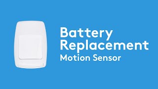 How to Change the Battery in your Motion Sensor  ADT [upl. by Nnilsia118]