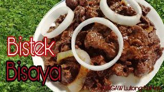 How to cook Beef steakBistek bisaya [upl. by Artenek160]