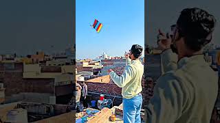 Flying Kite Gone Wrong❌ Patang Toot Gyi😅 shorts kiteflying patang kitelover gonewrong ytshorts [upl. by Aliber]