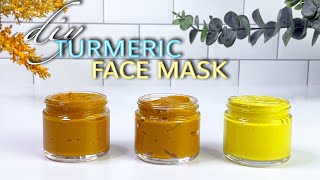 DIY Turmeric Brightening Face Mask  Full Formula amp Measurements [upl. by Fatimah]