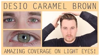 Desio Contact Lenses Caramel Brown Review [upl. by Ayidah]