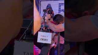 Raimonds Antonovics vs Mario Tambakis 220lb Right Hand Arizona State Armwrestling Championship [upl. by Trixie]