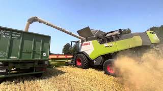 Ernte 2023 Gerste  Claas Trion 730 [upl. by Llorre]