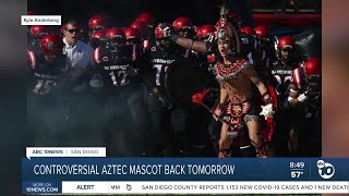 Controversial Aztec mascot returning at SDSU game [upl. by Isak]