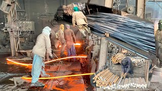 Amazing Manufacture Steel Iron Used old Scrap Iron Making Process In The Factory [upl. by Sulienroc]