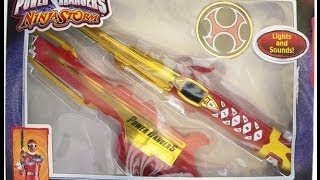 Power Rangers Ninja Storm Red Ninja Sword [upl. by Olyhs919]