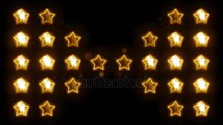 stock footage stars flashing led wall light animation of flashing light on led [upl. by Xonnel197]