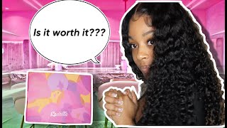 Reshine hair review 4x4 Water Wave wig NOT SPONSORED [upl. by Reyem490]