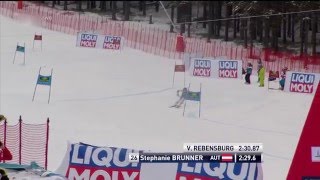 Svetový pohár Jasná 732016 Obrovský slalom 2 kolo [upl. by Clarette]