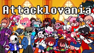 Attacklovania but everyone sings it  HAPPPY late ANNIVERSARY UNDERTAL [upl. by Cire]