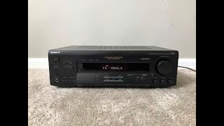 Sony STRDE315 Home Theater Surround Receiver [upl. by Carver469]